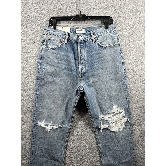 Agolde 90’s Pinch Waist High Rise Straight Size 24 in “Backdrop” - Picture 3 of 12